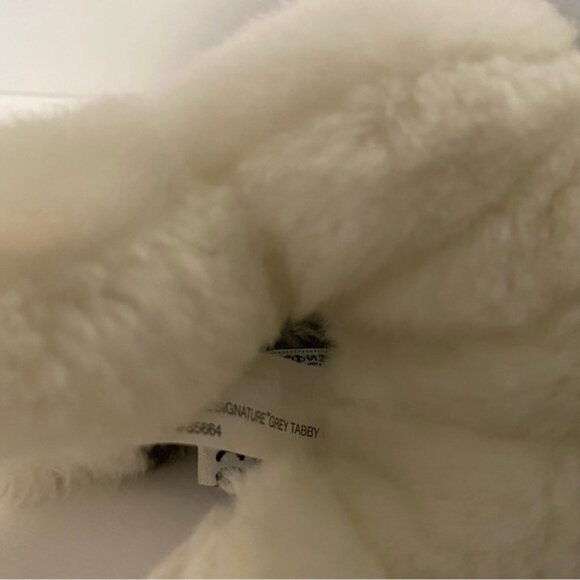 Webkinz Signature Grey Tabby Cat Laying Plush Ganz 10” Kitty Toy No Code - Picture 5 of 6